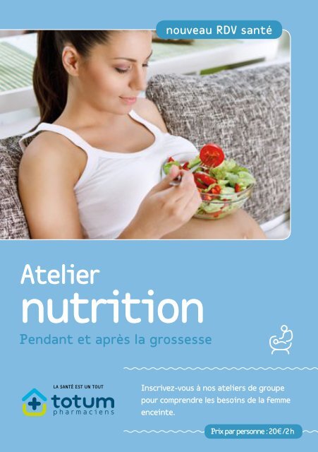 LIVRET ATELIER GROSSESSE NUTRI ET MICRONUTRITION