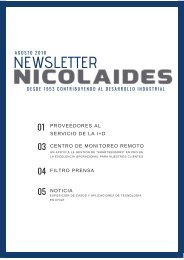 Newsletter Nicolaides S.A - Agosto 2018