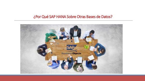 SAP HANA Sobre Otras Bases de Datos