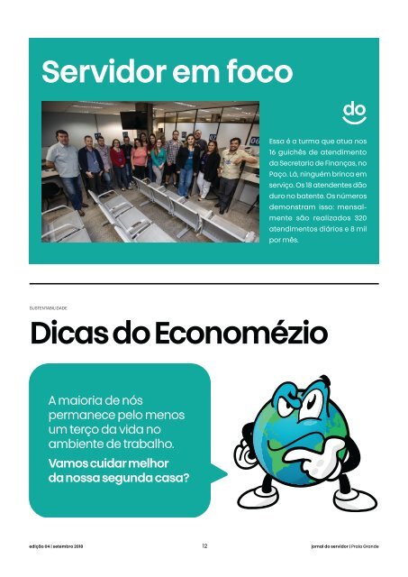 Jornal do Servidor - Praia Grande | Ed. 4 | Setembro 2018