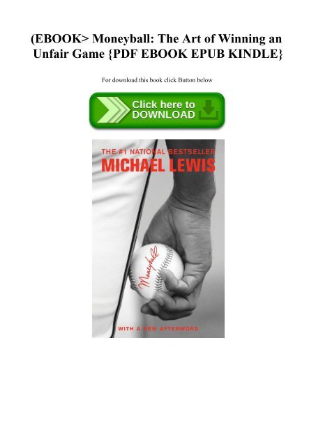 Get Book Moneyball the art of winning an unfair game No Survey