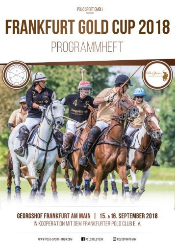 Frankfurt Gold Cup 2018 Programmheft