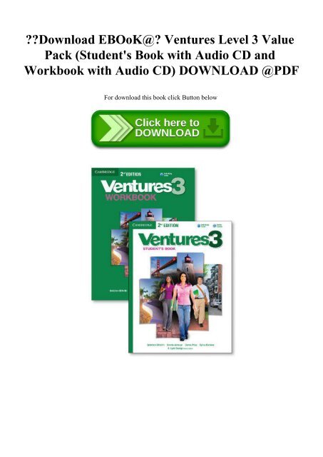 Download Ebook At Ventures Level 3 Value Pack Students Book - 