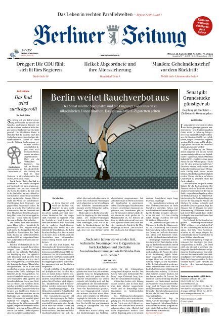 Berliner Zeitung 12.09.2018
