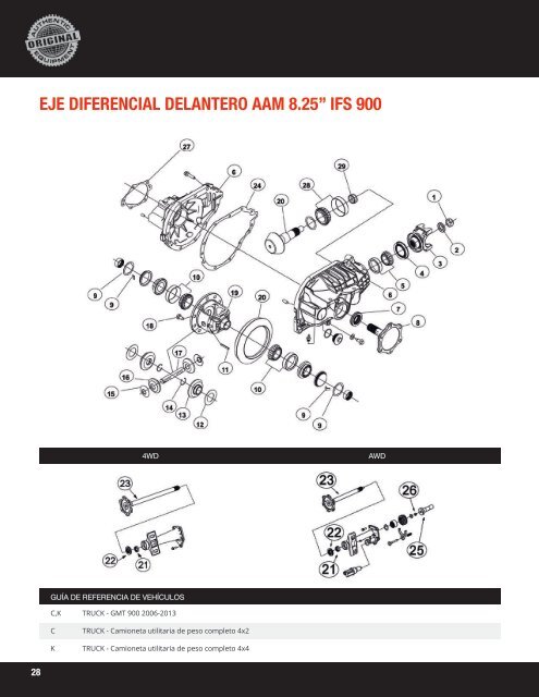 AAM EJE DIFERENCIAL 