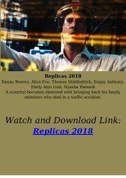 Putlockers Full Movie Replicas 2018 Sreaming Online Hd Bluray