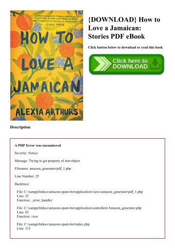 {DOWNLOAD} How to Love a Jamaican Stories PDF eBook