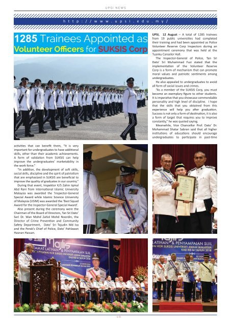 UPSI_Newsletter_August_September_2018