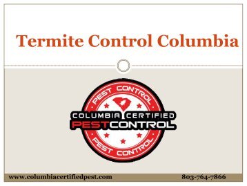 Termite Control Service in Columbia South Carolina