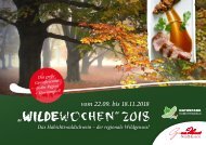 Wilde Wochen 2018