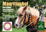 Mauritiushof Naturmagazin September 2018