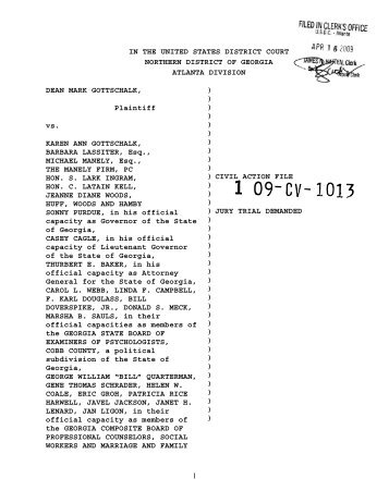 Amended Complaint for Denial of Civil Rights _final - American ...