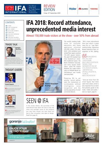 IFA International Review  - 2018 Edition