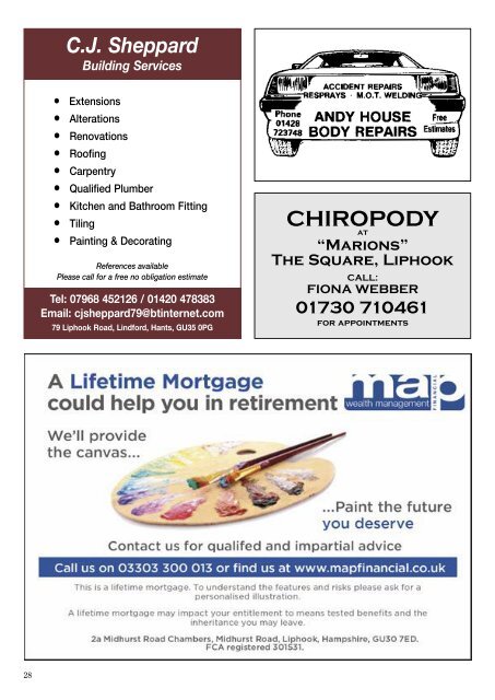 Liphook Community Magazine Autumn 2018