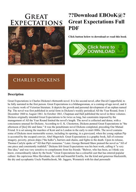 34+ Charles Dickens Great Expectations Pdf Pictures