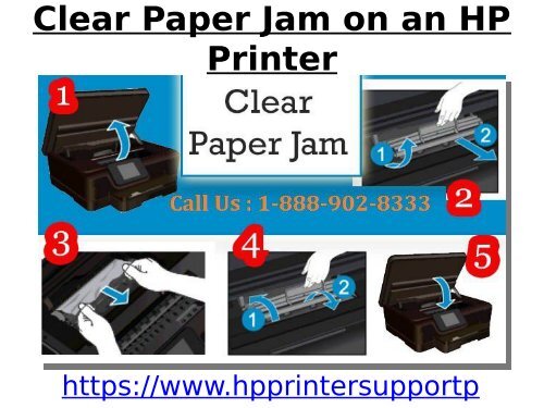 Clear Paper Jam on an HP Printer