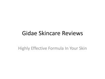 Gidae Skincare Reviews