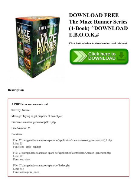 maze runner epub free download Free download runner epub maze
