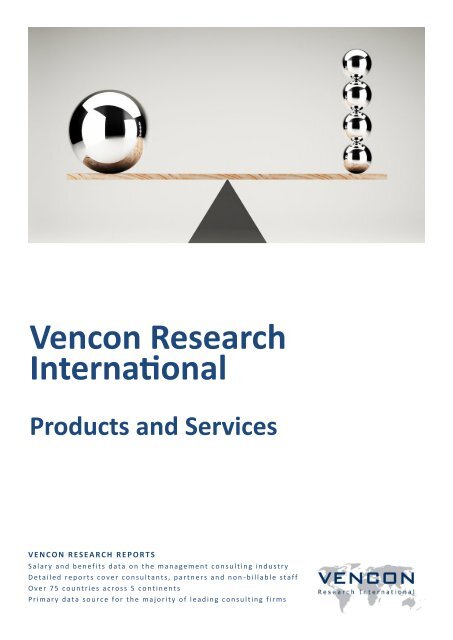 Vencon Research 2018 Brochure