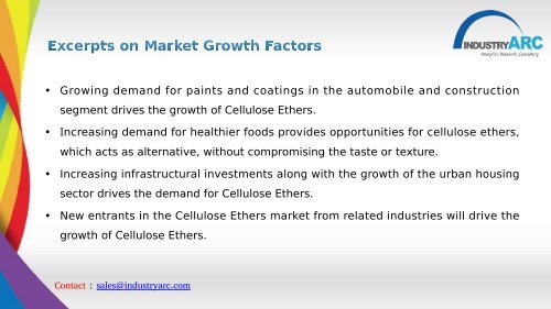 Cellulose Ethers Market