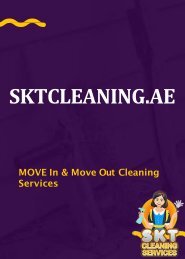 Move In & Move Out Cleaning Services Dubai | SKT Cleaning