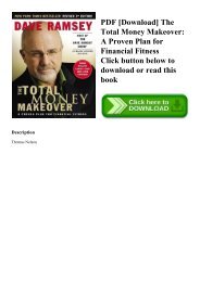 total money makeover free pdf download