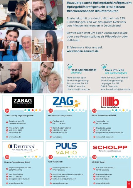 MESSEZEITUNG der Jobmesse Chemnitz am 27. September 2018 im Stadion Chemnitz