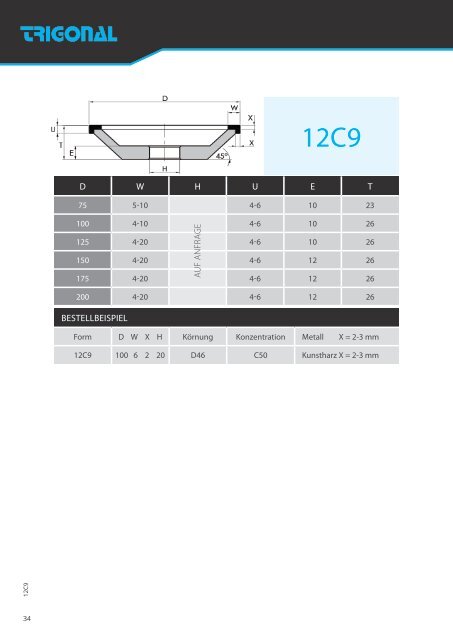 TRIGONAL Produktkatalog