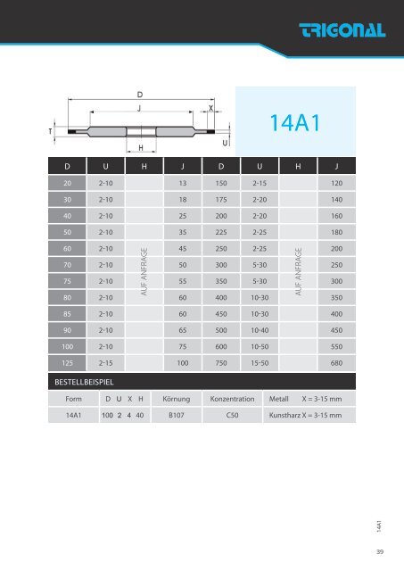 TRIGONAL Produktkatalog