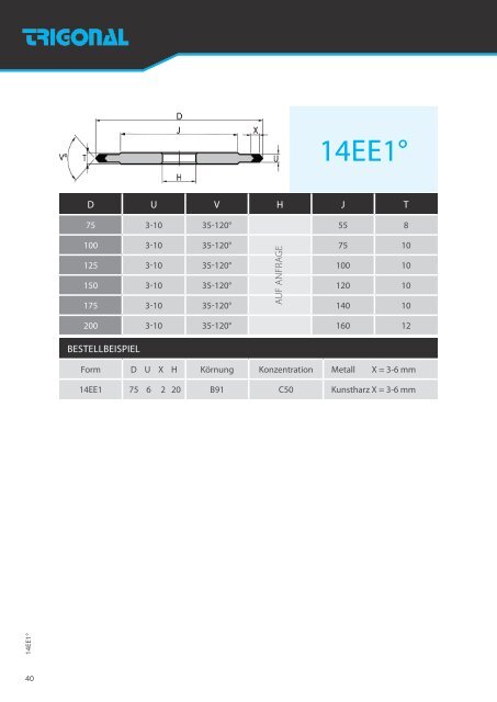 TRIGONAL Produktkatalog