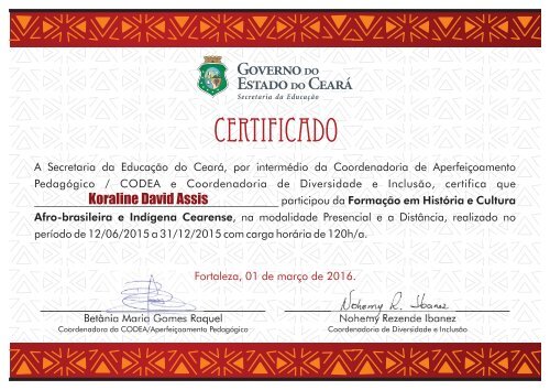 Certificado - 2017