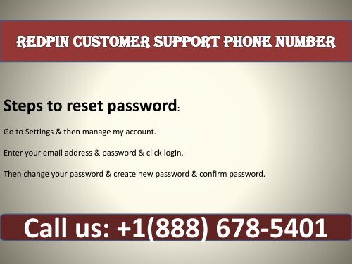 Redpin customer support phone number-converted