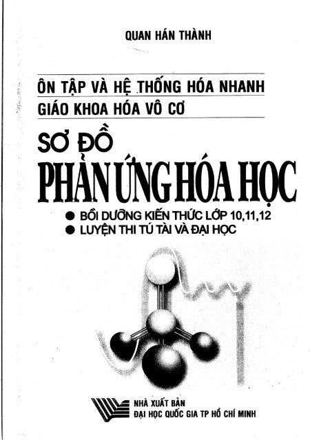 ÔN TẬP VÀ HỆ THỐNG HÓA NHANH GIÁO KHOA HÓA VÔ CƠ SƠ ĐỒ PHẢN ỨNG HÓA HỌC 10,11,12 QUAN HÁN THÀNH