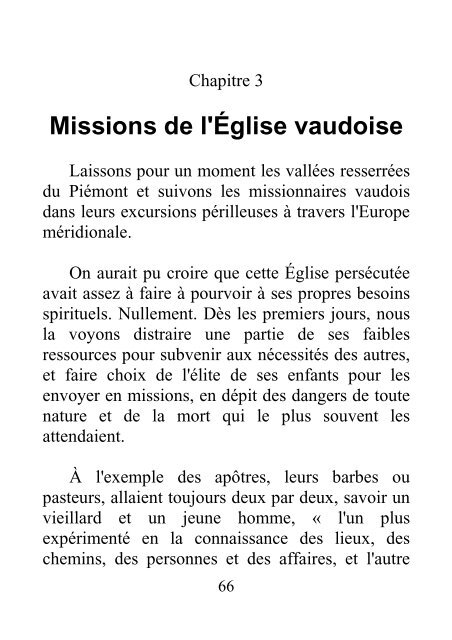 L'Église vaudoise des vallées du Piémont - Louisa Wylliams