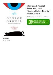 (Download) Animal Farm  and  1984 Nineteen Eighty-Four in format E-PUB