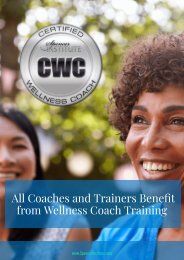 Spencer Institue Wellness Coaching Certificaiton