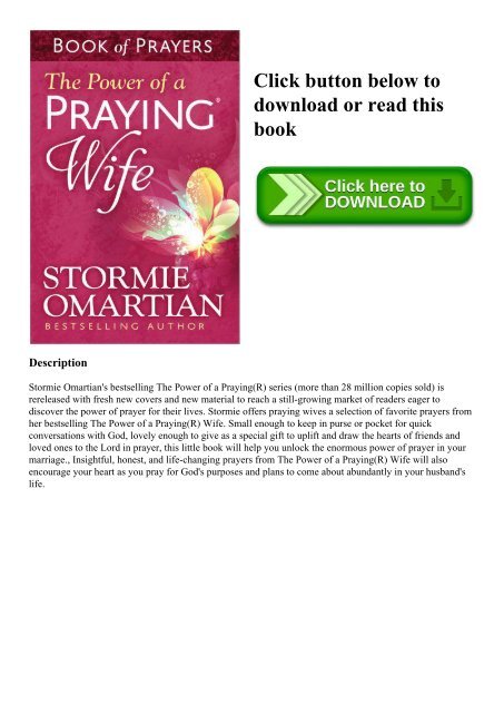 the power of a praying husband full pdf