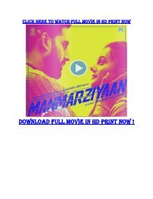 Manmarziyaan full movie online 123movies