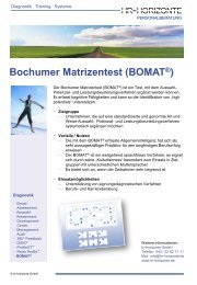 Bochumer Matrizentest (BOMAT®) - HR Horizonte