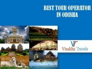 Best Tour Operator in Odisha | Visakhatravels.com