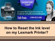 How to Reset the Ink level on my Lexmark Printer-converted