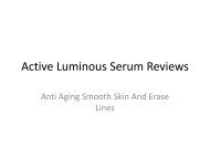 Active Luminous Serum Reviews 