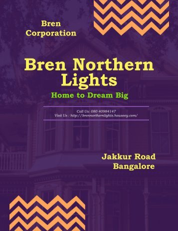 Bren Northern Lights Off Thanisandra Bangalore