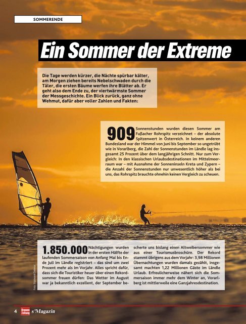 s'Magazin usm Ländle, 16. September 2018