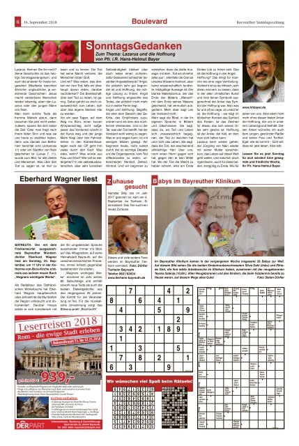 2018-09-16 Bayreuther Sonntagszeitung