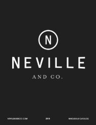 Neville & Co Wholesale Catalog 