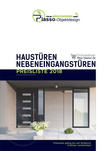 Haustüren Prospekt 2018