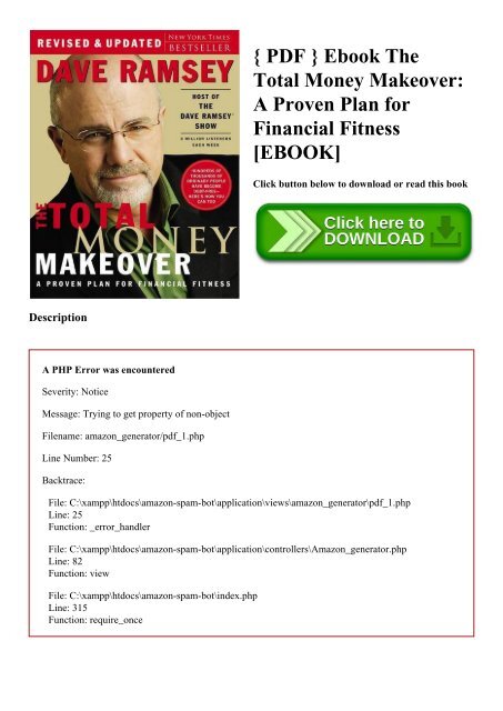 Total Money Makeover Ebook Total Money Makeover Ebook