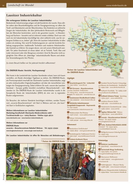 Urlaubsmagazin Niederlausitz 2012