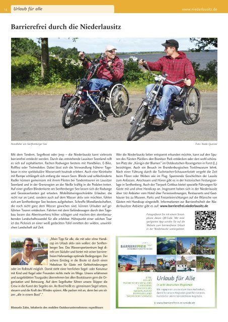 Urlaubsmagazin Niederlausitz 2012